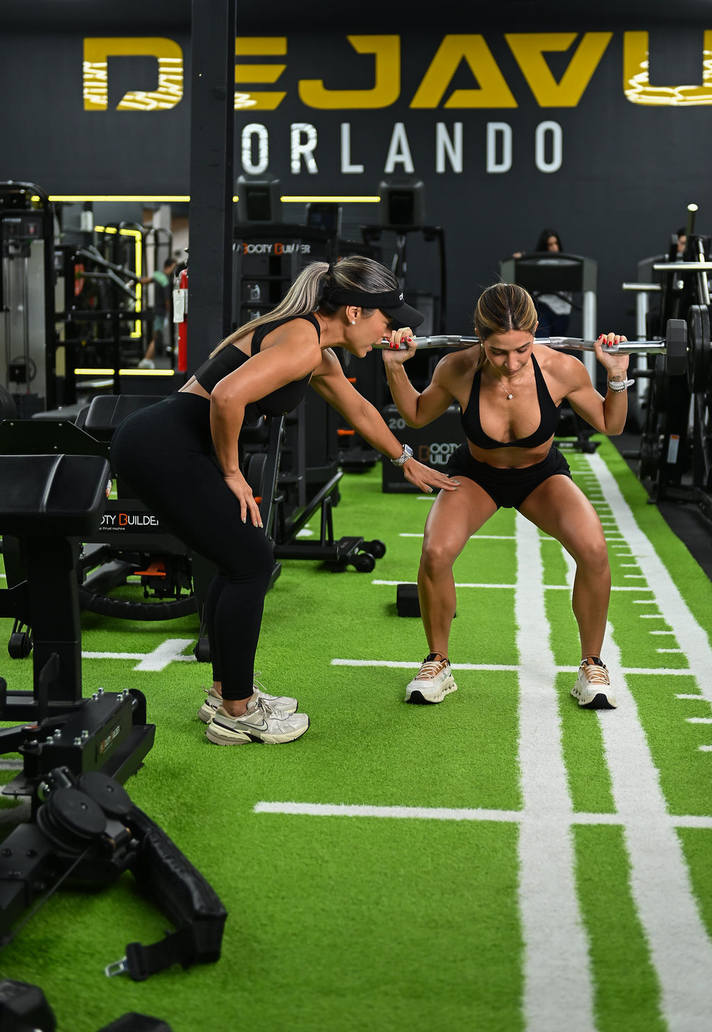 Coaching zone inside Deja Vu Gym
